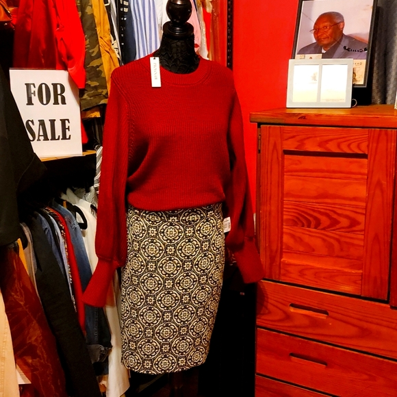 Target Prologue Deep Red Sweater - Picture 1 of 3